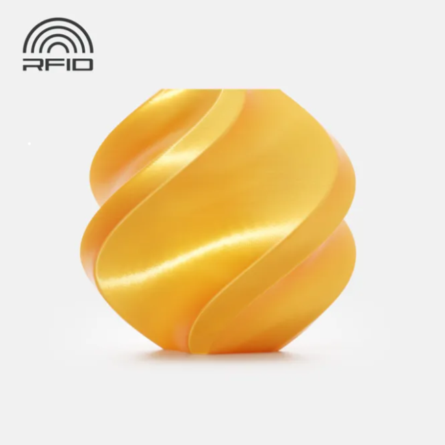 filament 3d bambu lab pla silk+ gold