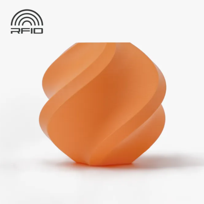 filament 3d bambu lab pla matte mandarinorange