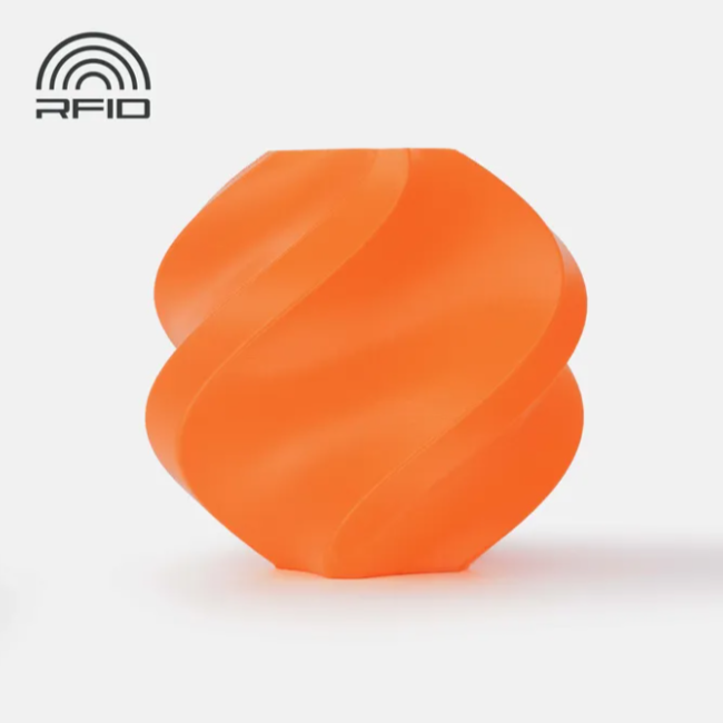 filament 3d bambu lab pla basic orange