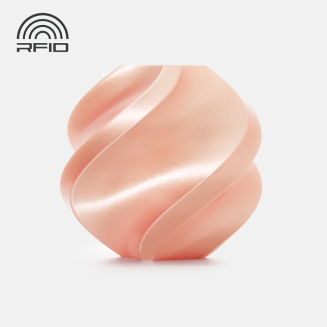 filament 3d bambu lab pla silk+ pink