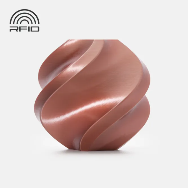 filament 3d bambu lab pla silk+ rosegold