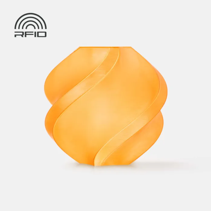 filament 3d bambu lab petg translucent orange