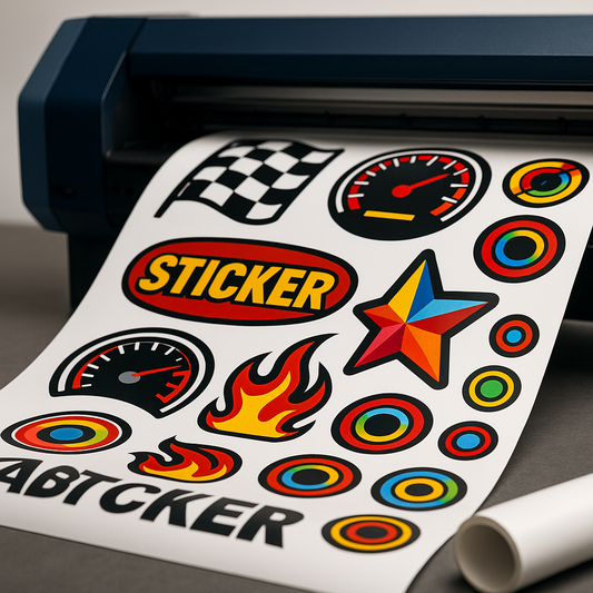 🏁 Cum se fac stickerele auto profesionale – Procesul 3DFactory pas cu pas