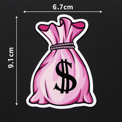 Pink Money Bag